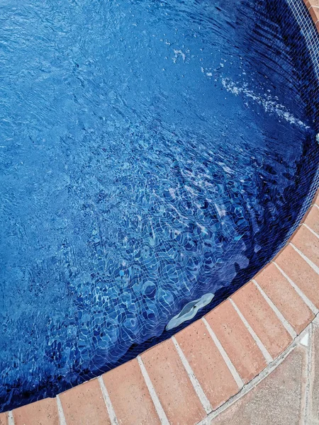 Piscina Con Acqua Movimento Acqua Purificante — Foto Stock