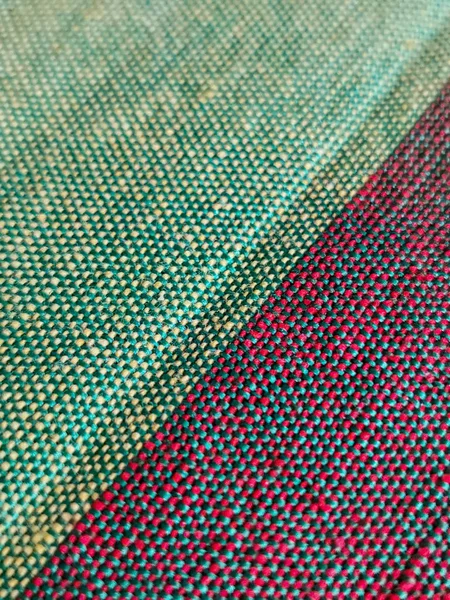 diyagonal iki renkli tuval kumaş doku