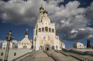 Tüm Azizler Yeni Katedrali, Minsk, Beyaz Rusya, Ağustos, 17, 2019