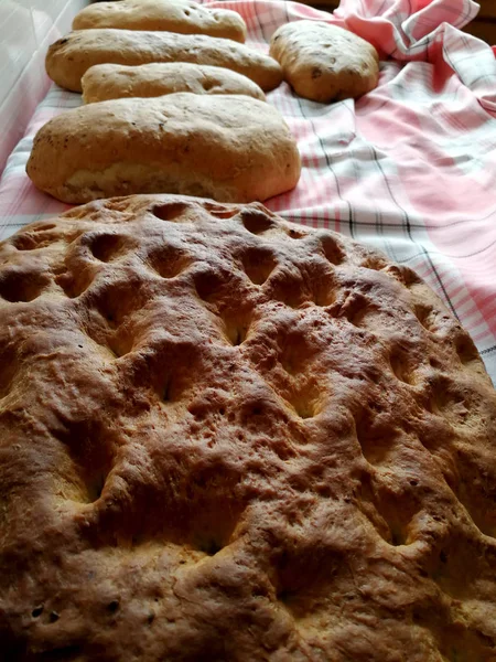 Freshly Baked Homemade Bread — Stock Photo, Image