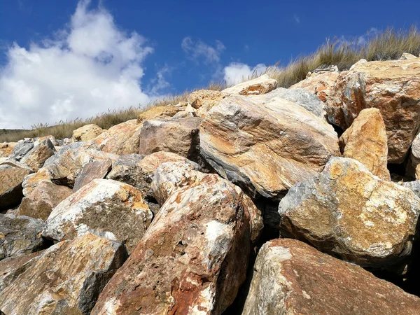 Rocce Cielo Blu — Foto Stock