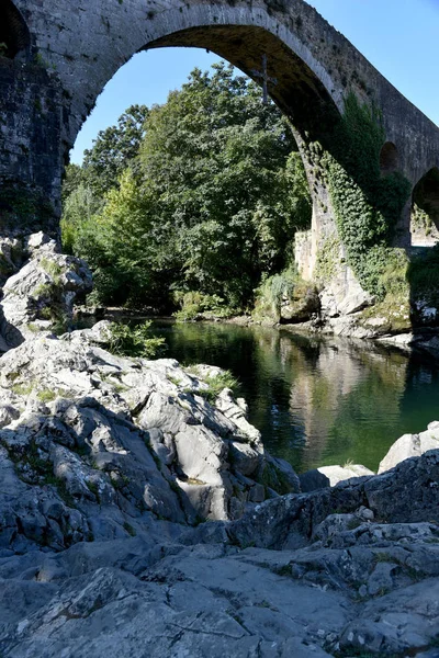 Ponte Romana Cangas Onis — Fotografia de Stock