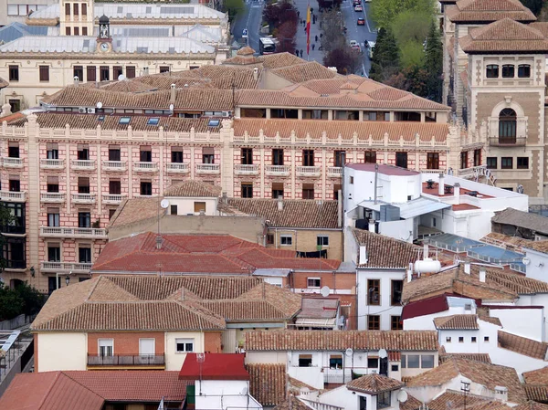 Luftaufnahme Von Granada Monumental Spanien — Stockfoto