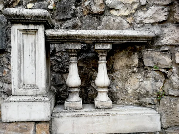 Barokowe Niemożliwe Granit Balustrady — Zdjęcie stockowe