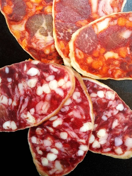 Chorizo Salchichon Испании — стоковое фото