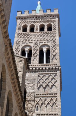 Yüzyılda Mağribi kulesi , Zaragoza, İspanya