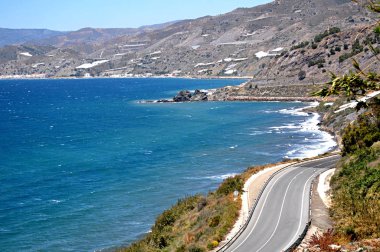 İspanya'nın güney kıyısında sera bölgesi