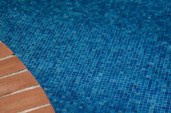 bricks edge of a pool