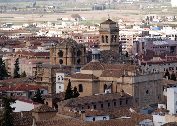 Luftaufnahme Von Granada Monumental Spanien — Stockfoto