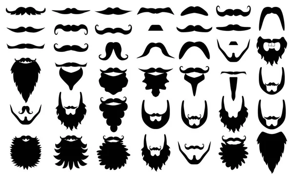 Illustration Accessoires Tels Que Moustaches Accessoires Photomaton Ensemble — Image vectorielle