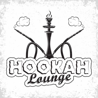 Vintage nargile amblemi