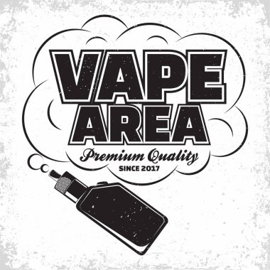 Vintage vape amblemi