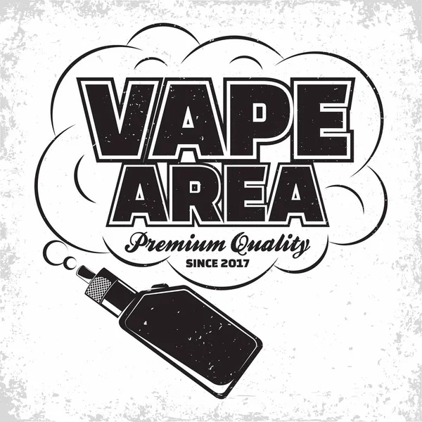 Урожай VAPE Герб — стоковий вектор