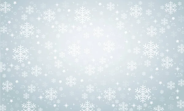 Sneeuwvlok Winter Banner Achtergrond Vector Illustratie Eps10 — Stockvector