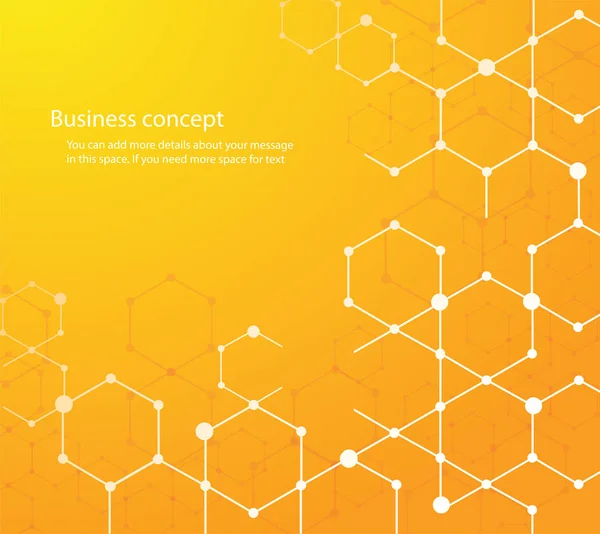 soyut altıgen arka plan ve yazma vektör eps10 için yer