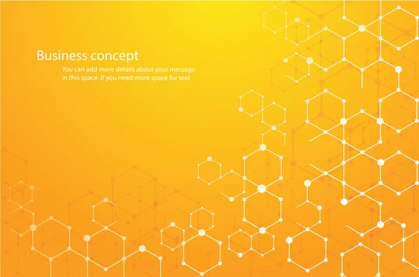 soyut altıgen arka plan ve yazma vektör eps10 için yer