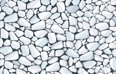 white gravel texture wallpaper. vector illustration eps 10 clipart