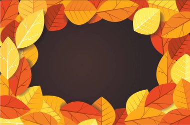 Sonbahar arka plan vektör illüstrasyon eps10