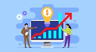 Grafikli İş Sunumu Arkaplanı