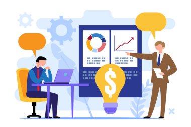 Grafikli İş Sunumu Arkaplanı