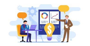 Grafikli İş Sunumu Arkaplanı