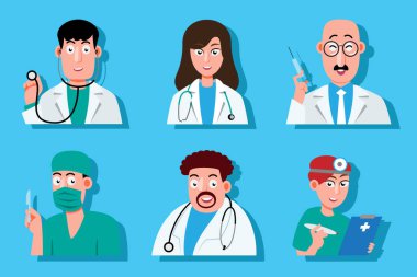 Doktor Karakterler Vektör İllüzyon Ayarları