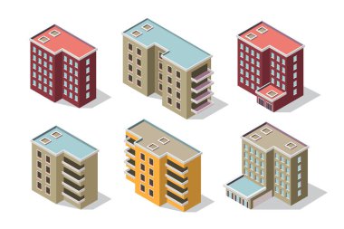 Isometric Ofis Yapılandırma Vektörü Ayarları