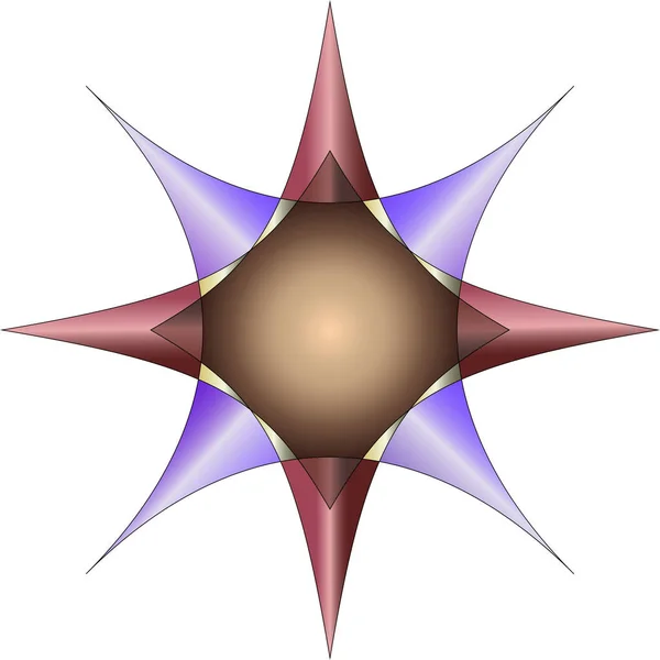 Beyaz arka plan üzerinde izole yıldız