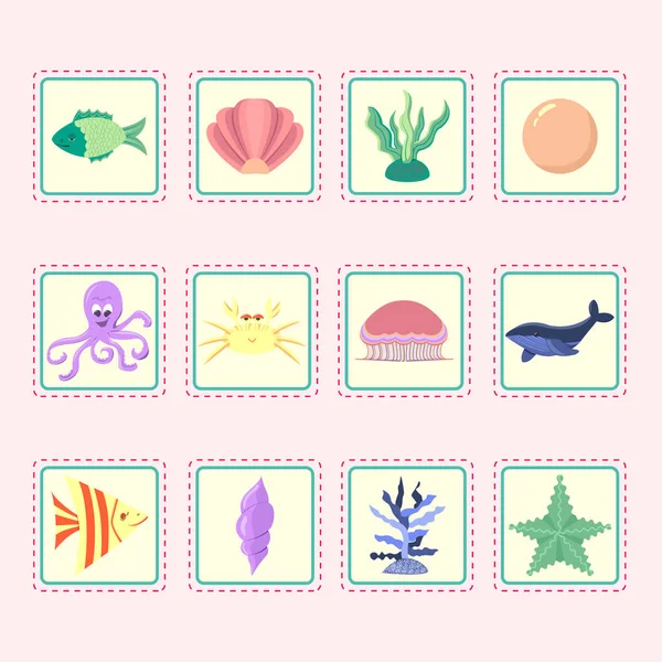 Deniz sakinleri - Çıkartmalar