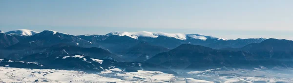 斯洛伐克Mala Fatra山区Mincol山Vellka Fatra山最高峰，冬季 — 图库照片