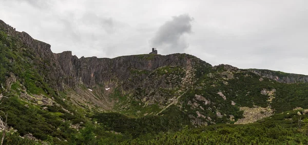 Wild Sniezne Kotly Karkonosze Bergen Polen Nära Gränsen Till Tjeckien — Stockfoto