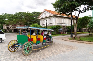 Bataan, Filipinler - Haziran 30,2018: eski İspanyol tarzı evinde Las casas yararlı