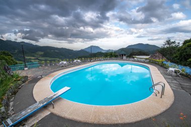 Yüzme Havuzu dağda Banaue, Filipinler