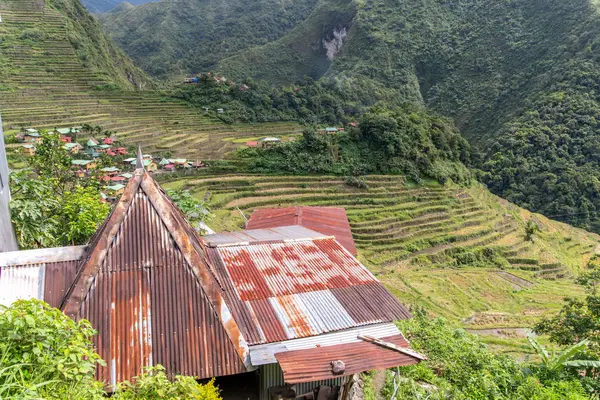 Prachtige Landschap Banaue Rijst Terras Filippijnen — Stockfoto