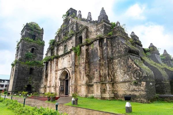 Unesco Dünya Mirası Site San Agustin Kilisesi Paoay Ilocos Norte — Stok fotoğraf