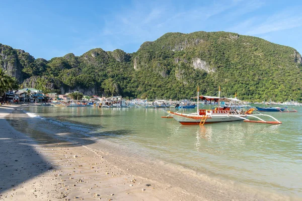 Hermosa Vista Playa Nido Town Palawan Filipinas — Foto de Stock