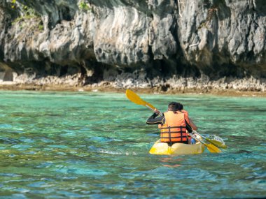 güzel manzara El Nido Palawan, Filipinler