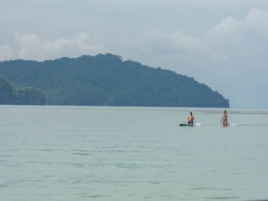 Kasım Lio tatile 19,2018 insanlar El Nido Palawan, Türkiye içinde plaj.