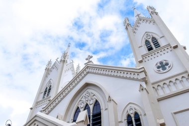Palawan, Filipinler 'deki Puerto Princesa şehrindeki kusursuz gebe kalma katedrali.
