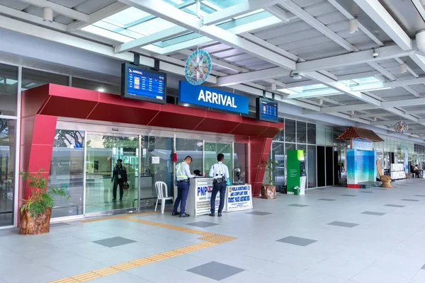Листопада 2018 Поліції Інформаційний Центр Puerto Princesa Аеропорту Прибуття Ворота — стокове фото