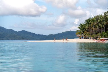 Aralık Inaladelan tatile 23,2018 insanlar ada, Palawan, Filipinler