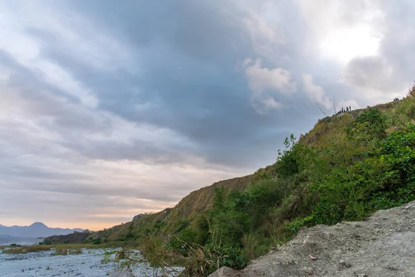 Gyönyörű a sunrise égen a Mt. Pinatubo — Stock Fotó