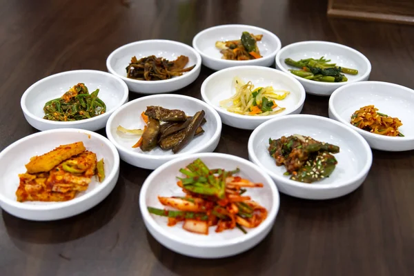 Κορεάτικο στυλ πλευρά πιάτο — Φωτογραφία Αρχείου