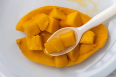 Lezzetli meyve sarı mango