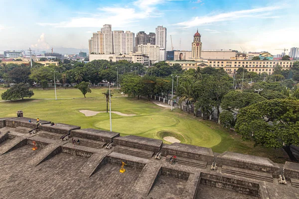 Intramuros 'tan Manila şehir manzarası — Stok fotoğraf