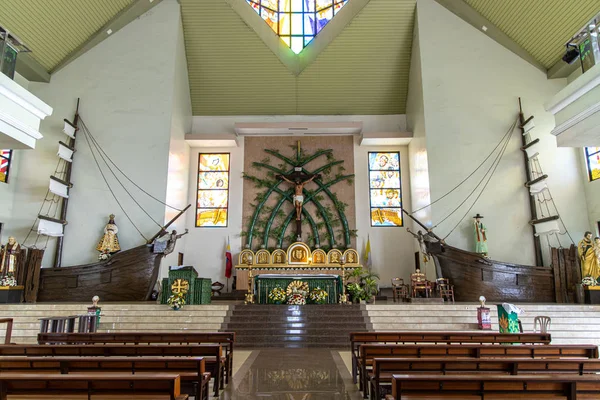 La Parroquia de Sto. Cristo y San Andrés Kim Tae-gon Nueva Iglesia, Bulacán, Filipinas, 29 de junio de 2019 — Foto de Stock