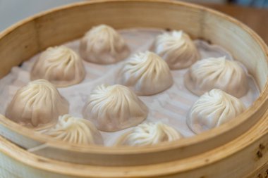 Popüler Çin buğulanmış çörek Xiaolongbao