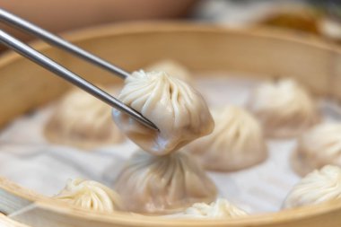 Popüler Çin buğulanmış çörek Xiaolongbao