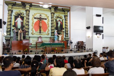 Tüm Asya-Barış Şapeli Kulesi'nin Annesi'nde Kitleler, Batangas, Filipinler, 10 Ağustos 2019