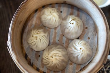 Ünlü çin dim sum Xiaolongbao, Taipei